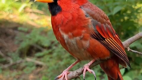 Stunning AI-Generated Northern Cardinal Bird in 4K | Ultra Realistic Nature Video