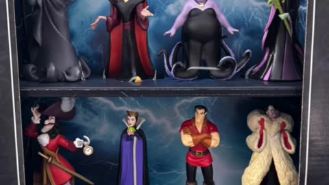 Disney Villains Figurine Playset #shorts