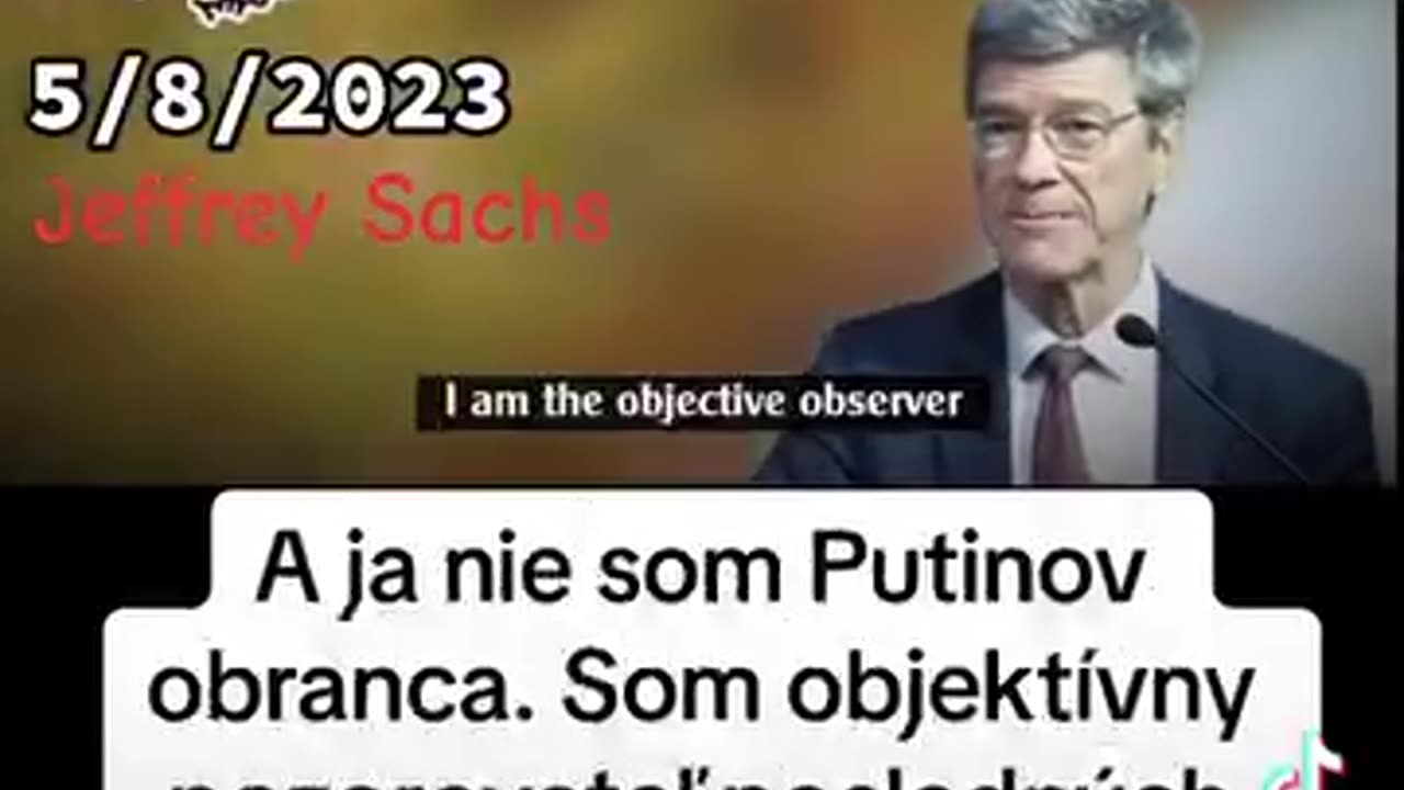 Takto začala Speciální vojenská operace, Jeffrey Sachs