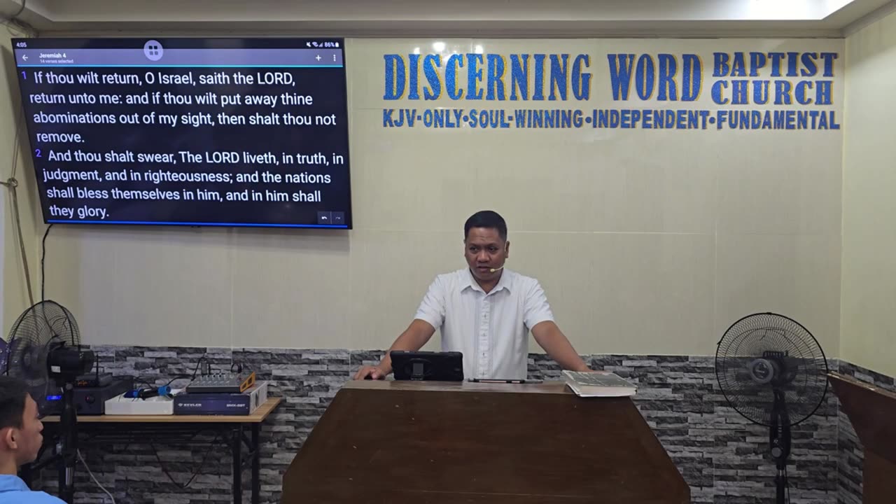 Though Thou Rentest Thy Face with Painting - Jeremiah 4 (Baptist Preaching - Ph)