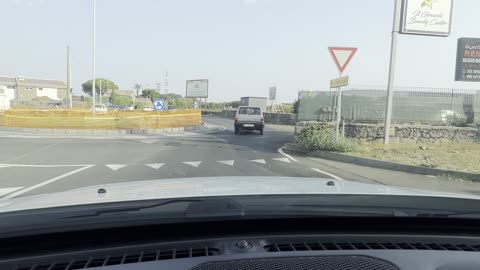 Onboard Drive – Tremestieri Etneo through Paesi Etnei to Catania, Sicily Italy – August 20, 2025