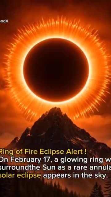 Ring of Fire 🔥 Eclipse Alert ⚠️ Feb 17