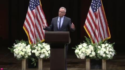 Sec Robert F. Kennedy Jr. at the Charlie Kirk Memorial and Prayer Vigil