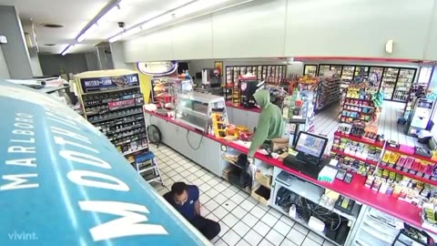 Stickup Nigger Shootout At Gas Station