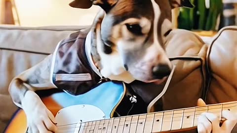 #guitar #ia #dog #caramelo #animal #solo #dublagem