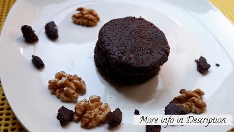 Keto No-Bake Chocolate Walnut Cookie 🍫 | Easy Low-Carb Dessert in Minutes! | #Shorts