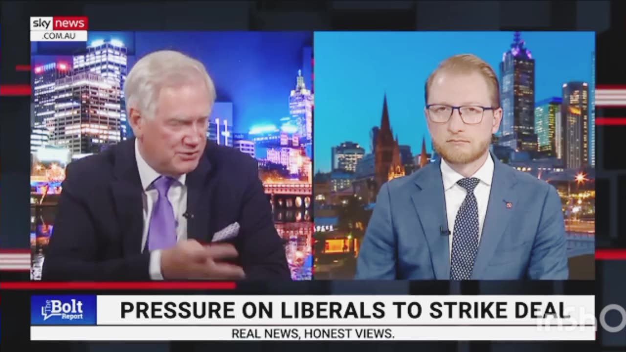 Andrew Bolt Confronts James Paterson Over Coalition Split | Political Tensions Rise
