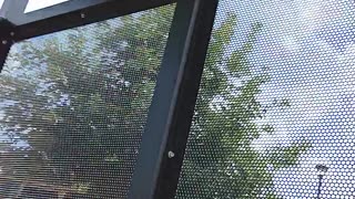 At the bus shelter @ this mill