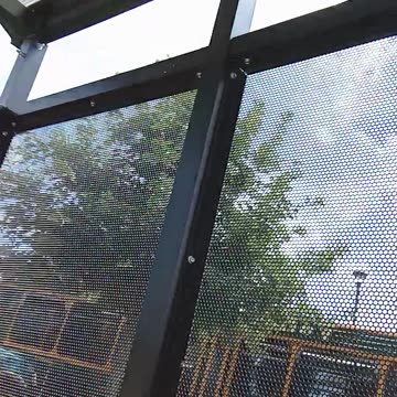 At the bus shelter @ this mill