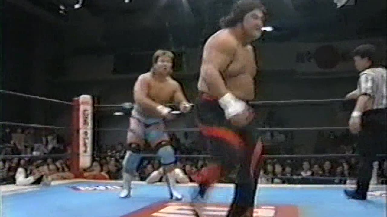 (1996.04.05) Shinya Hashimoto & Junji Hirata vs Osamu Nishimura & Satoshi Kojima - NJPW