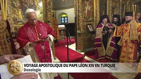 Nepapa Leo POMENIT LA VECERNIA MARE CA "EPISCOP" la "Biserica Patriarhala Sf. Gheorghe din Fanar"
