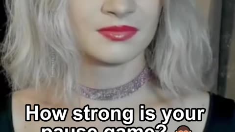 How strong is your pause game? 🙈