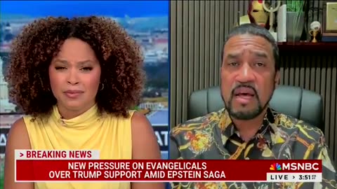 Christian pastor defends Trump on MSNBC