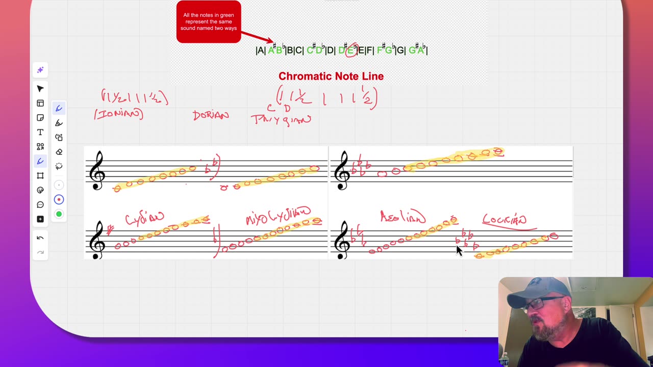 Music Theory for Players - Episode 9 Finding and clarifying the parallel modes