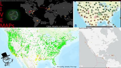 LIVE REAL-TIME Threat MAPS