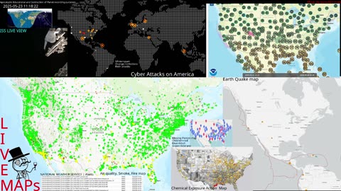 LIVE REAL-TIME Threat MAPS