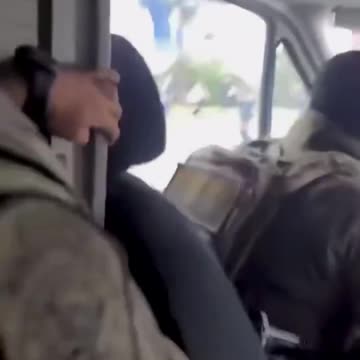 CBP truck pummeled with rocks, etc in LA protests