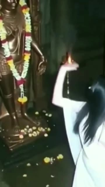 CCTV footage of the temple at 2 am 😱 ⚠️ #CCTVFootage #scary #paranormal #ghost