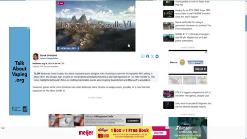 New Hire Confirms Elder Scrolls 6 is Cooked!