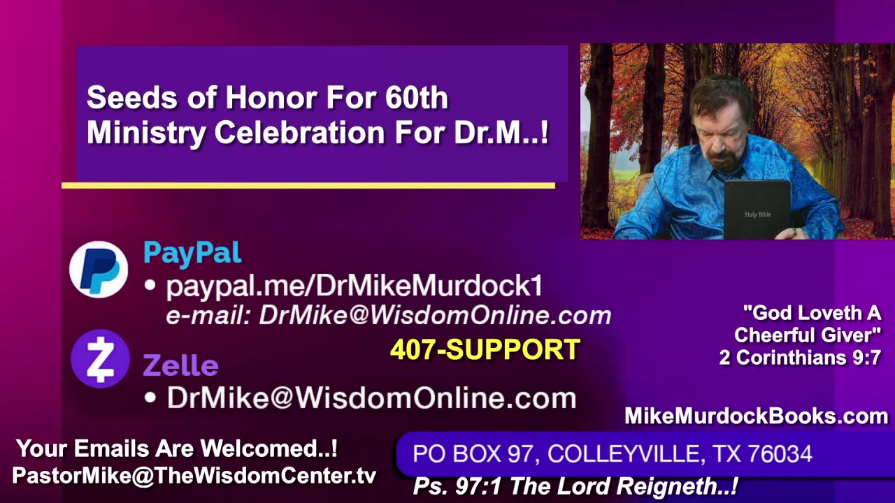 Re-Air: The Bible Family With Mike Murdock...!!!
