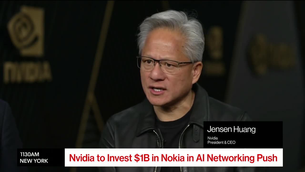 Nvidia Investing $1 Billion in Nokia as Part of AI Push