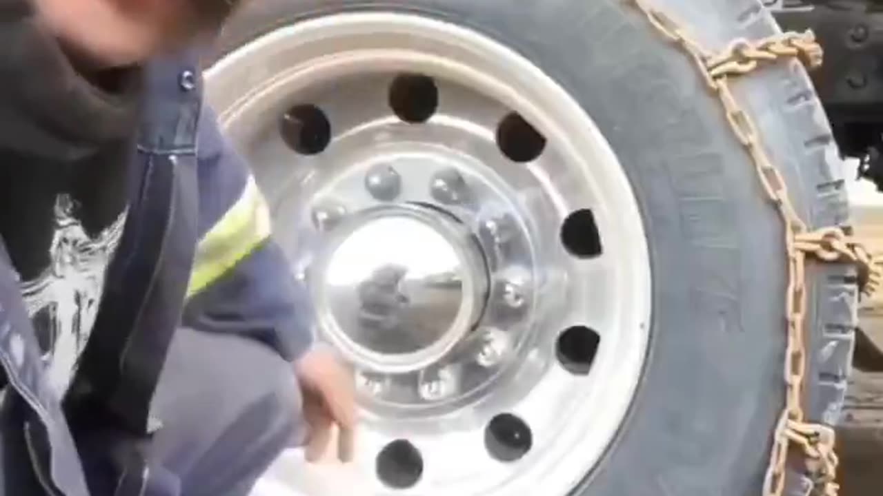 an automatic snow chain system for vehicles