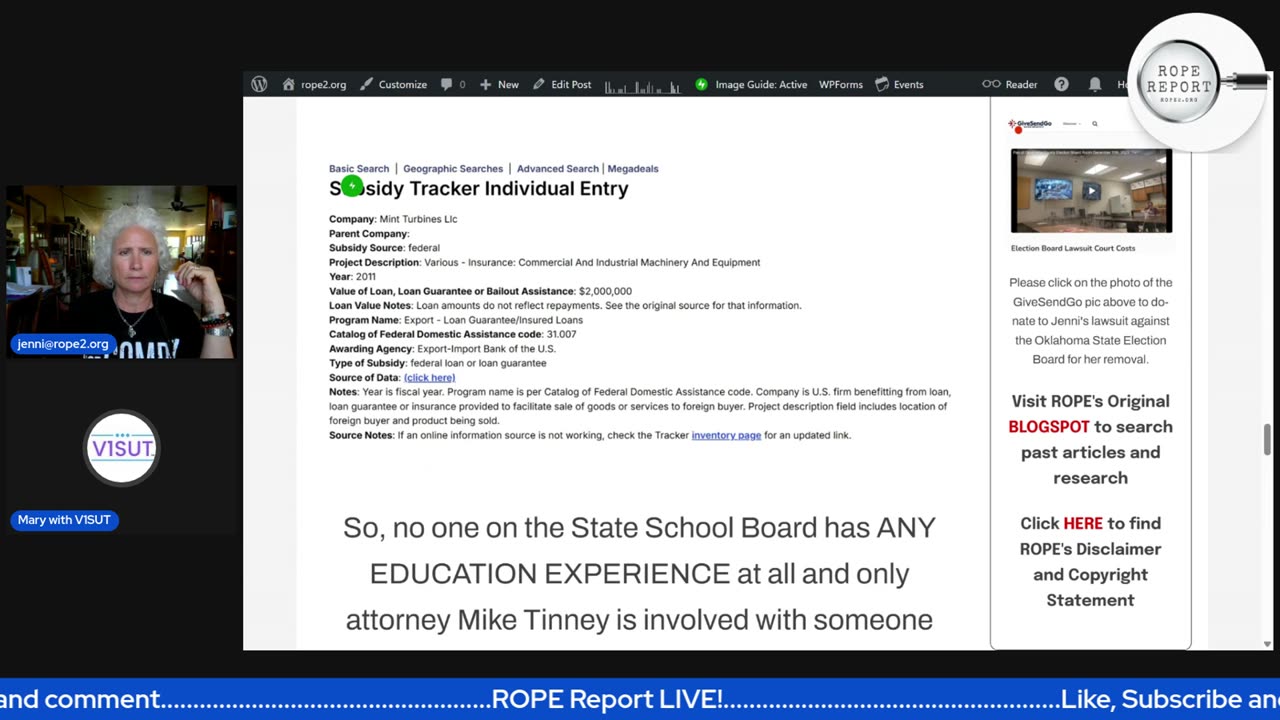 The OK State School Board Shakeup Over Political Drama Or Something Else - with 'Mary' of V1SUT