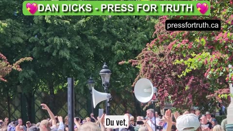 DAN DICKS - PRESS FOR TRUTH 14 juni 2025 Stockholm [SV]