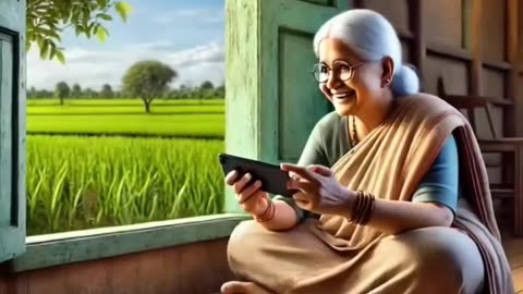 दादी ने फोन से पैसे कमा के गाड़ी ले लिया