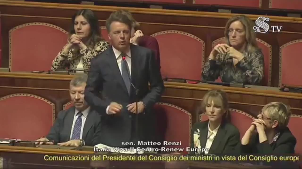 Renzi - Intervento in Senato (18.03.25)