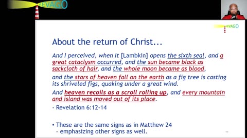 RE378 The Actual Return of Christ, Accompanied by Tremendous Signs