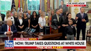 Sec. Hegseth to Gold Star families in the Oval Office: "On behalf of this beautiful group...