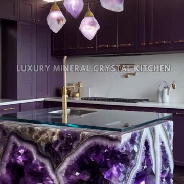 Luxury Mineral Crystal Kitchen