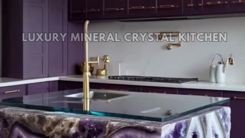 Luxury Mineral Crystal Kitchen