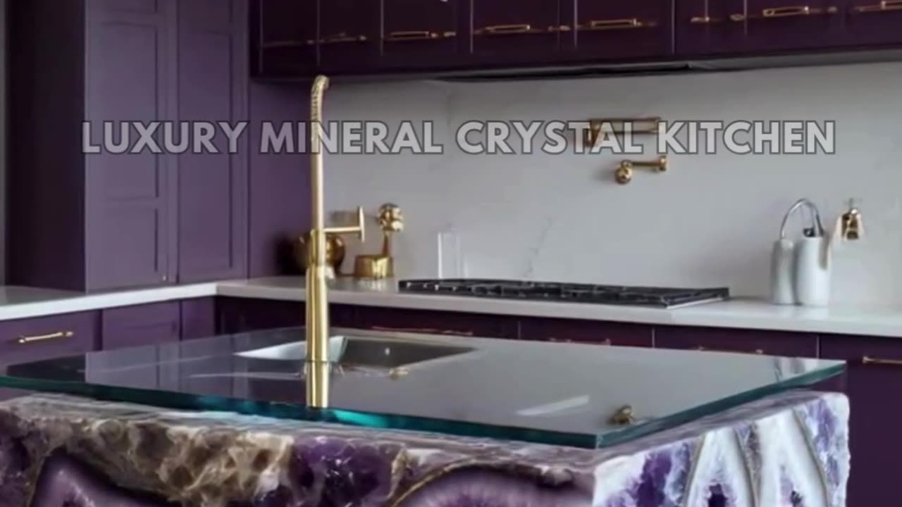 Luxury Mineral Crystal Kitchen