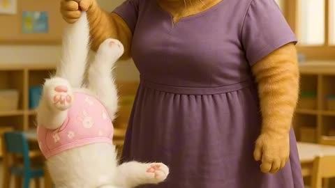 Meow Meow in Kindergarten