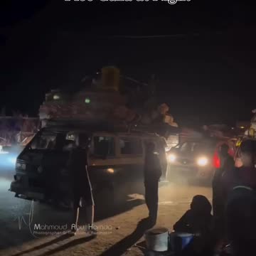At night, displaced families walk through Gaza’s darkness homeless, afraid, and exhausted