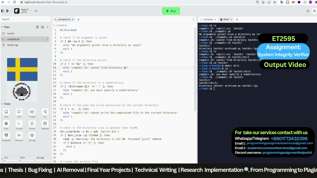 Student Work (Assignment) | ET2595 System Integrity Verifier Project | Full Submission | BTH