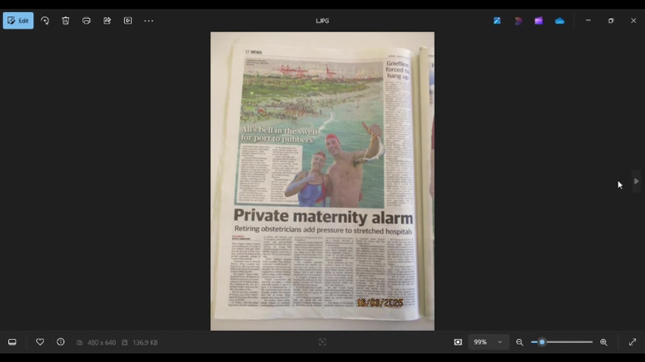 Perth's Sunday Times makes symbolic incantations for Bill, Hillary and Chelsea Clinton