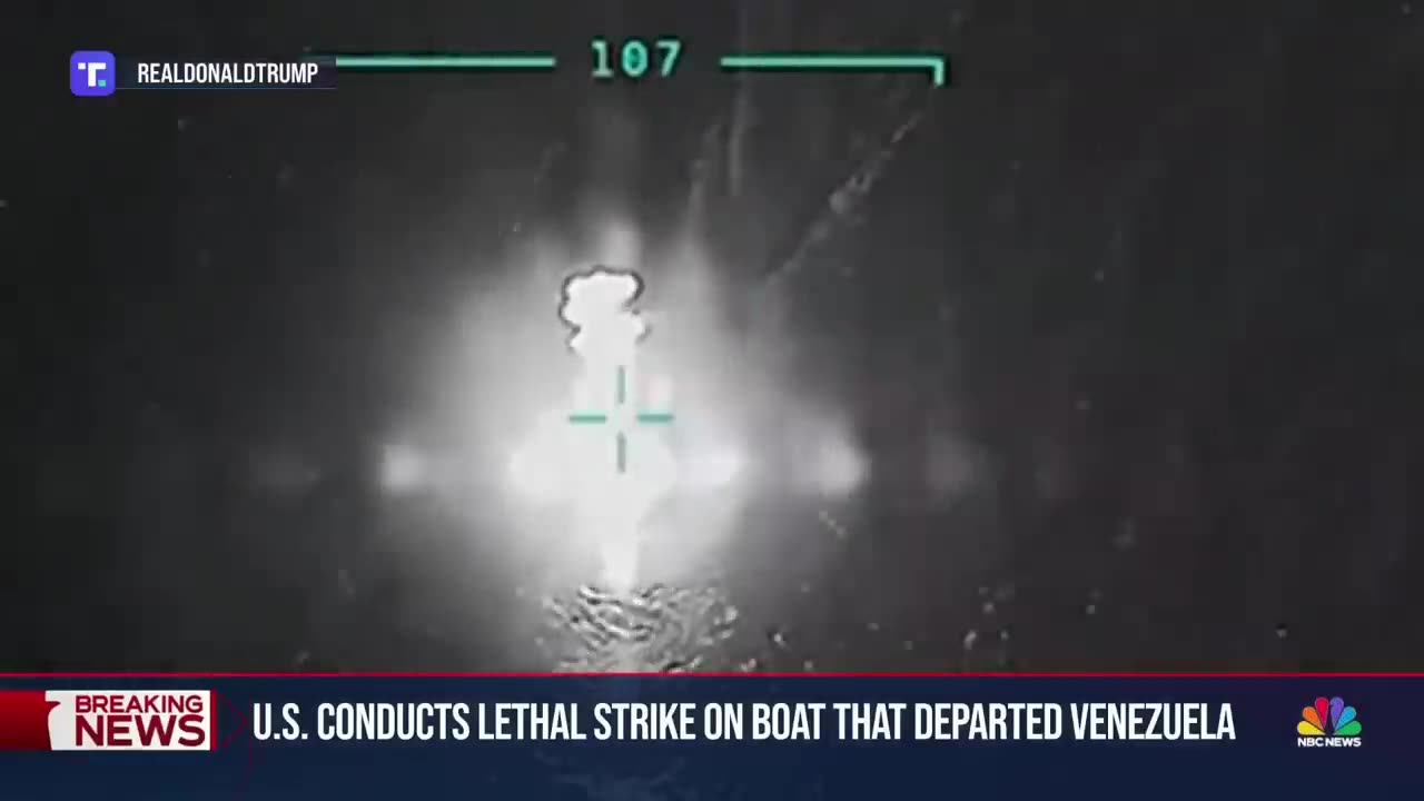 U.S. conducts strike on boat from Venezuela