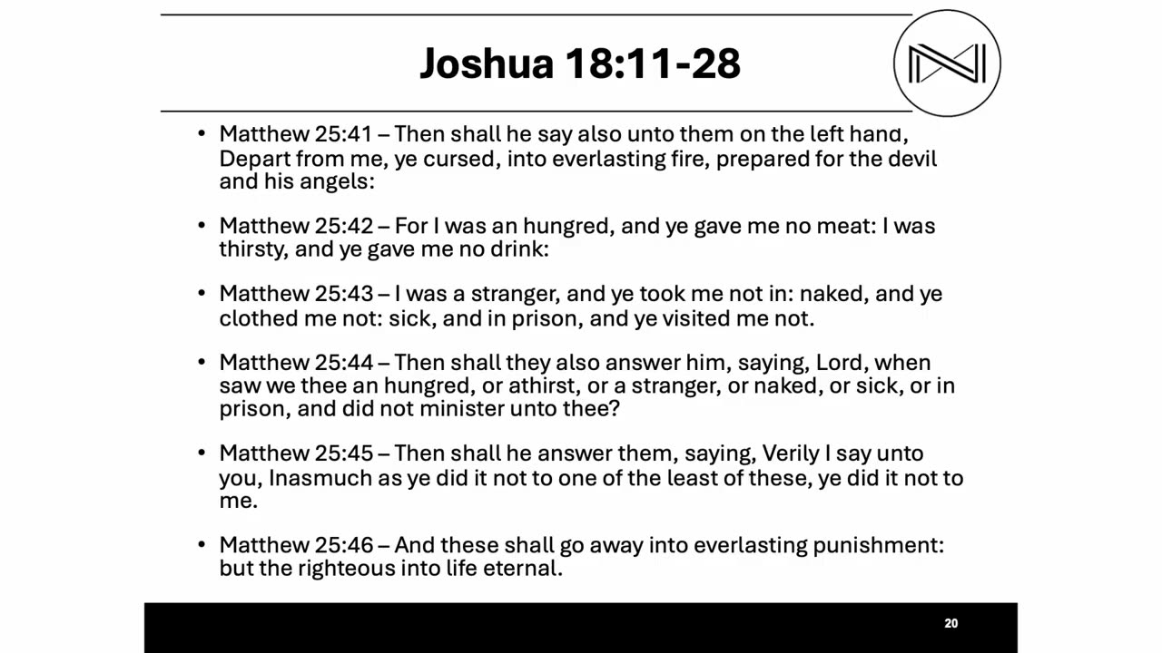 The Son of My Right Hand (Joshua 18:11-28) | Matt Freeman