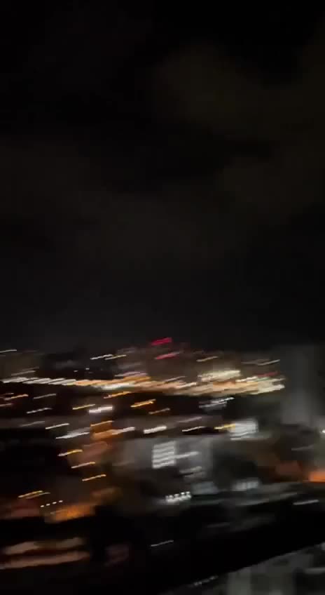 Footage of the enemy "shahed" being hit in the Central Park residential complex in the Pechersk