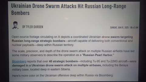 Russian Pearl Harbor event just happened.
