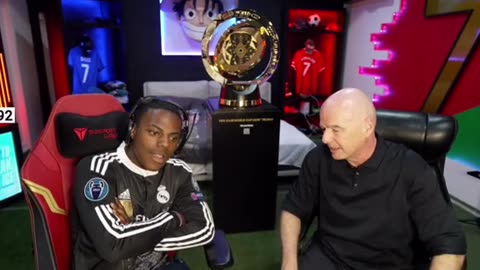 Speed asking FIFA president Messi or Ronaldo