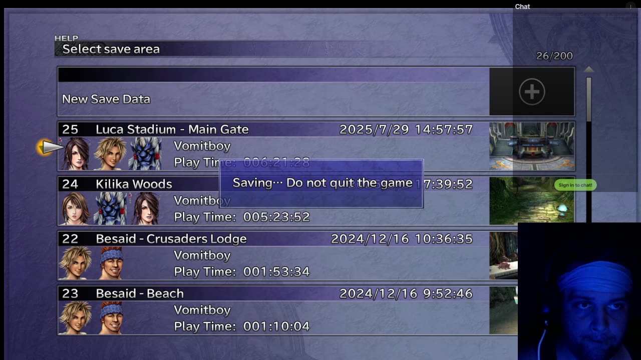 FFX The never ending laughter.