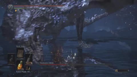 Dark Souls III *DLC) Darkeater Midir Boss Fight