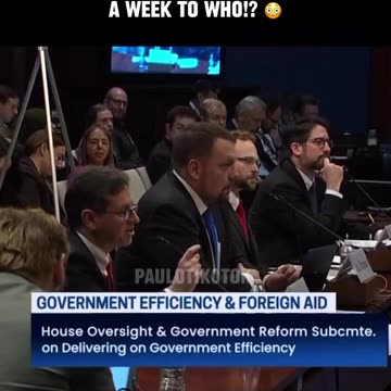 US sending 40 million a week to who … ?