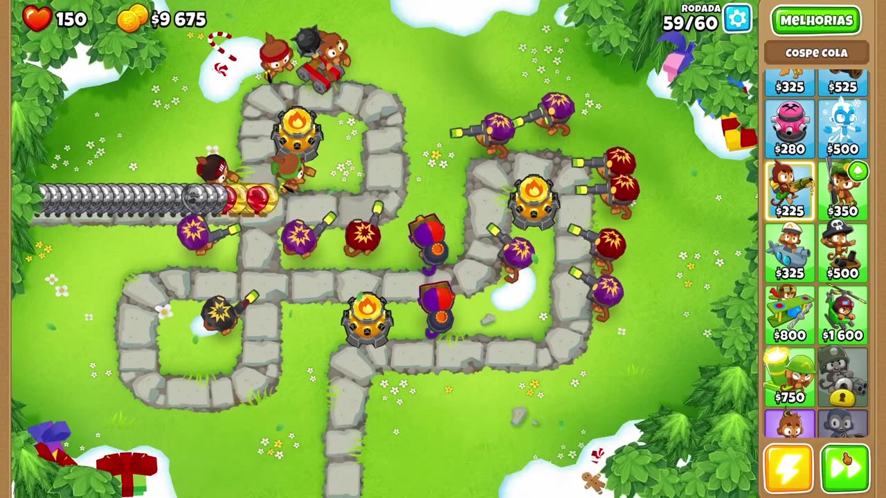Bloons TD 6 Ape Field Medium Round 59