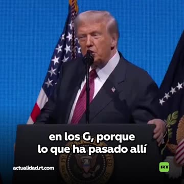 "No debería estar allí": Trump descarta viajar a Sudáfrica para la Cumbre del G20