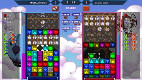 Panel Attack 2-Player (8-1-2025): MArt1And00m3r vs DeluxeFlame